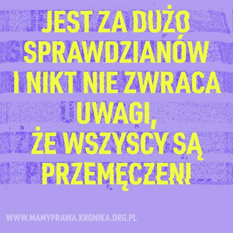 Jest za dużo sprawdzianów i nikt nie zwraca uwagi, że wszyscy są przemęczeni